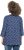 Ulla Popken Graphic Print Pleated 3/4 Sleeve Tee Blue - Tričká - 