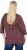 Ulla Popken Gingerbread Print 3/4 Sleeve Tee Plum - Tričká - 