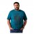 Men Plus T-Shirt Short Sleeve Lagoon Green - Tričká - Nadrozmerné tričká - 2XL-14XL