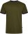 Kam Jeans 5781 Ringer Tee with Shoulder Tape Dark Olive - Tričká - Nadrozmerné tričká - 2XL-14XL