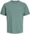 Jack & Jones College Logo Crew Neck T-Shirt Turquoise - Tričká - Nadrozmerné tričká - 2XL-14XL