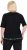 Ulla Popken Classic Fit Half-Sleeve Crew Neck T-shirt With Hem Inscription Black - Potlačené tričká pre ženy - 