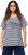 Ulla Popken Palm Tree Embroidered Tee Navy Blue - Potlačené tričká pre ženy - 