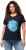 Ulla Popken BISOUS Short Sleeve Graphic Tee Navy Blue - Potlačené tričká pre ženy - 