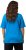 Ulla Popken LOVE Short Sleeve Graphic Tee Sapphire Blue - Potlačené tričká pre ženy - 
