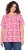 Ulla Popken Coral Reef Printed Short Sleeve V-Neck Tee Lychee - Potlačené tričká pre ženy - 