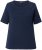 Ulla Popken TRUE Lettering Short Sleeve Tee Navy Blue - Potlačené tričká pre ženy - 