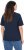 Ulla Popken TRUE Lettering Short Sleeve Tee Navy Blue - Potlačené tričká pre ženy - 