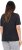 Ulla Popken Easy Short Sleeve Acid Wash Graphic Tee Black - Potlačené tričká pre ženy - 
