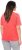 Ulla Popken Easy Short Sleeve Acid Wash Graphic Tee Light Red - Potlačené tričká pre ženy - 