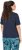 Ulla Popken Ride The Wave Short Sleeve V-Neck Graphic Tee Navy Blue - Potlačené tričká pre ženy - 