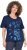 Ulla Popken Marine Print Short Sleeve Tee Ink Blue - Potlačené tričká pre ženy - 