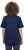Ulla Popken Marine Print Short Sleeve Tee Ink Blue - Potlačené tričká pre ženy - 