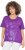Ulla Popken Marine Print Short Sleeve Tee Purple - Potlačené tričká pre ženy - 