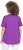 Ulla Popken Marine Print Short Sleeve Tee Purple - Potlačené tričká pre ženy - 
