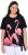 Ulla Popken Flamingo Short Sleeve Graphic Tee Black - Potlačené tričká pre ženy - 