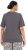 Ulla Popken Cactus Short Sleeve Graphic Tee Graphite Grey - Potlačené tričká pre ženy - 