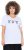 Ulla Popken Bow Short Sleeve Graphic Tee Snow White - Potlačené tričká pre ženy - 