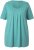 Ulla Popken Essential Front Pleat Tee Green - Tričká - 