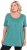 Ulla Popken Essential Front Pleat Tee Green - Tričká - 