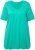 Ulla Popken Essential Front Pleat Tee Turquoise Green - Tričká - 
