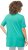 Ulla Popken Essential Front Pleat Tee Turquoise Green - Tričká - 