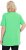 Ulla Popken Essential Front Pleat Tee Mint Green - Tričká - 