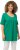 Ulla Popken Essential Front Pleat Tee Emerald Green - Tričká - 