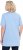 Ulla Popken Essential Front Pleat Tee Light Blue - Tričká - 