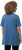 Ulla Popken Essential Front Pleat Tee Denim Blue - Tričká - 