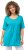 Ulla Popken Essential Front Pleat Tee Deep Aqua - Tričká - 