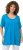 Ulla Popken Essential Front Pleat Tee Sapphire Blue - Tričká - 
