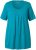 Ulla Popken Essential Front Pleat Tee Teal - Tričká - 