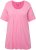 Ulla Popken Essential Front Pleat Tee Light Pink - Tričká - 