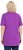 Ulla Popken Essential Front Pleat Tee Purple - Tričká - 