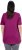 Ulla Popken Essential Front Pleat Tee Berry - Tričká - 