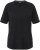Ulla Popken Piping Accent Functional UVP 50+ Stretch Knit Top Black - Tričká - 
