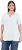 Ulla Popken Essential Notch Neck Stretch Tee Snow White - Tričká - 
