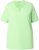 Ulla Popken Essential Notch Neck Stretch Tee Light Green - Tričká - 