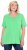 Ulla Popken Essential Notch Neck Stretch Tee Mint Green - Tričká - 