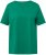 Ulla Popken Essential Notch Neck Stretch Tee Emerald Green - Tričká - 