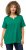 Ulla Popken Essential Notch Neck Stretch Tee Emerald Green - Tričká - 