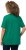 Ulla Popken Essential Notch Neck Stretch Tee Emerald Green - Tričká - 