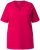 Ulla Popken Essential Notch Neck Stretch Tee Dark Raspberry - Tričká - 