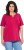 Ulla Popken Essential Notch Neck Stretch Tee Dark Raspberry - Tričká - 