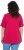 Ulla Popken Essential Notch Neck Stretch Tee Dark Raspberry - Tričká - 