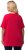 Ulla Popken Essential Notch Neck Stretch Tee Red - Tričká - 