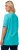 Ulla Popken Essential Notch Neck Stretch Tee Deep Aqua - Tričká - 