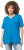 Ulla Popken Essential Notch Neck Stretch Tee Sapphire Blue - Tričká - 