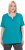 Ulla Popken Essential Notch Neck Stretch Tee Teal - Tričká - 